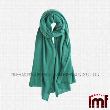 High Quality Pure Mongolia Cashmere Scarf Solid Color Turquoise Kashmiri Shawls